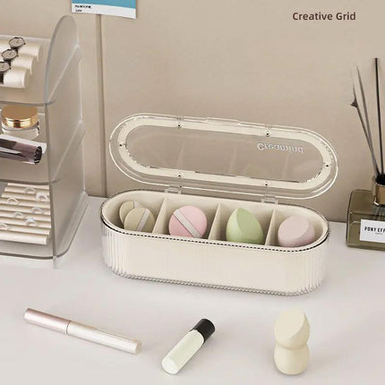 Large Storage Box with Lid Organiser Multi Compartment Organiser Container