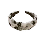 Non-slip braid Hair Accessories Hair Hoop Bands Women Girl Flower Headband Party - Aimall