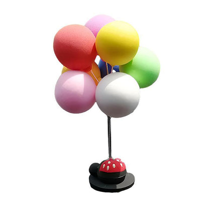 Bobblehead Shaking Head Toys Car Ornaments Car Dashboard Decor Nodding Balloon - Aimall
