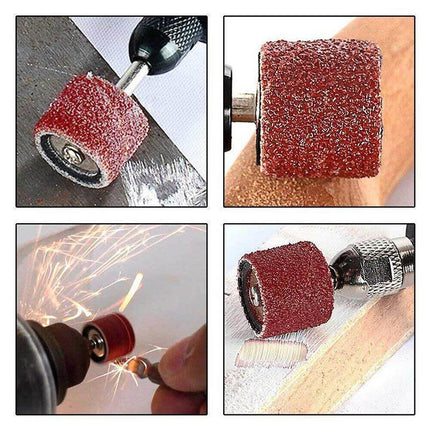 384Pcs Drum Sanding Kit For Nail Drill Bits Dremel Accessories Rotary Tool Set - Aimall
