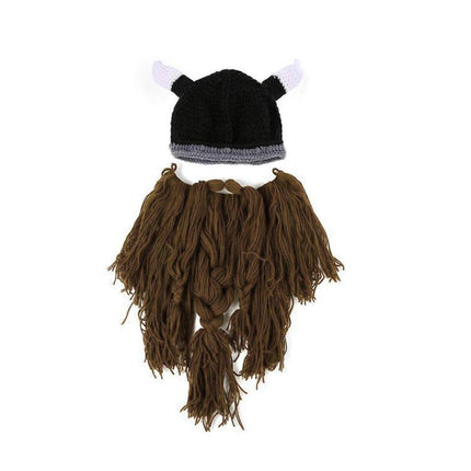 Funny Beard Party Hat Costume Accessory Warm Winter Beanie Unisex Gift Ideas