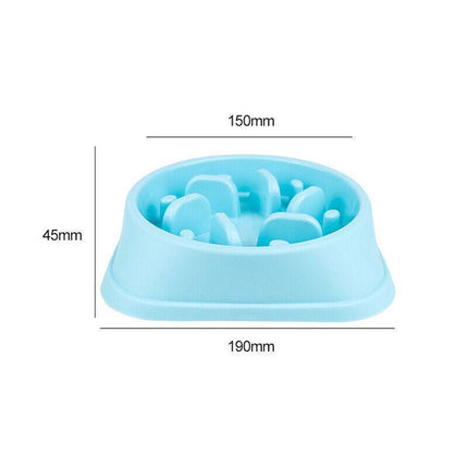 Dog-Bowl Dishes Slow-Feeder Large Pet-Eat Dogs Food-Nonslip Interactive Large - Aimall