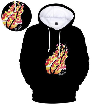 150CM Kids Boys Prestonplayz Flame Hoodie Sweatshirt Jumper Tops Gift 5-10 yrs - Aimall