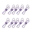 10X Spring Paperclips Metal Wire Hollow Out Clips 33mm Mini Binder Paper Clip - Aimall
