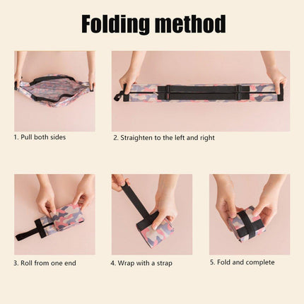 Large Foldable Reusable Shopping Bag Portable Travel Shoulder Grocery Tote Bag
