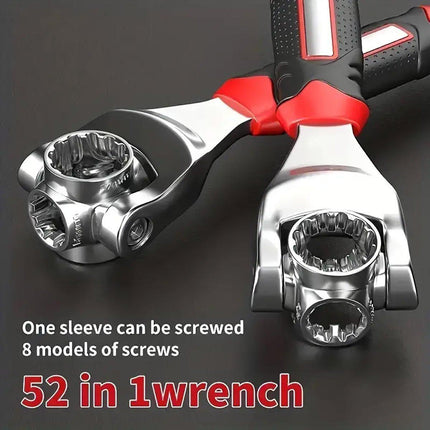 52-in-1 Universal Socket Wrench Multi-Function Multi-Angle Rotary Wrench Tool