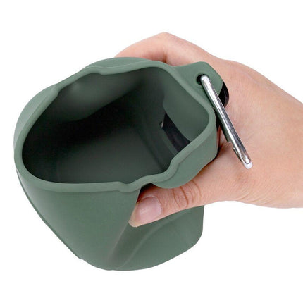 Portable Dog Food Bag Outdoor Walking Travel Feeding Pouch Pet Supplies