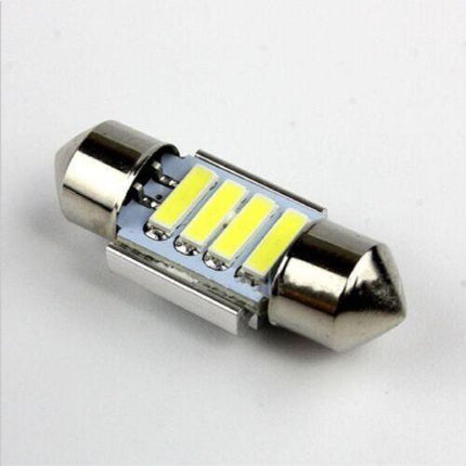 31MM FESTOON 7020 4SMD LED 4x INTERIOR DOME MAP LIGHT BULB GLOBE 12V - Aimall