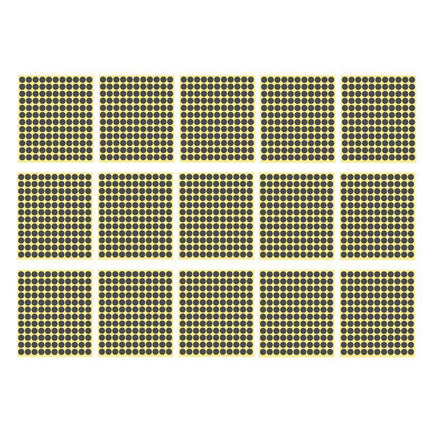 8/13/25/50mm Colour Sticker Dots Adhesive Round Labels Circular Scrapbooking Grey - Aimall