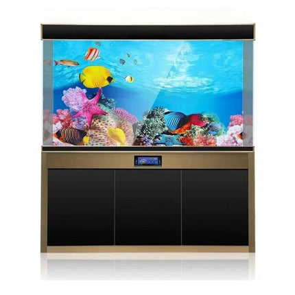 Aquarium Background Fish Tank Wallpaper Double Sided Decoration Sticker Paper
