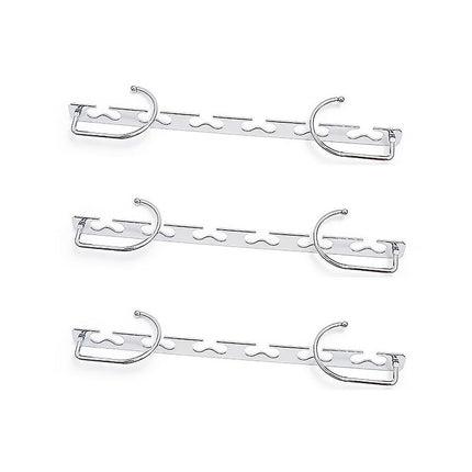 Clothes Hanger Space Saving Hook Folding Wardrobe Multipurpose Rack Coat Pants
