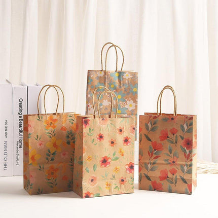32Pcs Printed Party Paper Bags Tote Bags for Gift Packaging Shopping Favors
