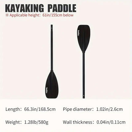 Kayak Paddle Lightweight Double-Head Boat Paddle for Young Beginners and Training