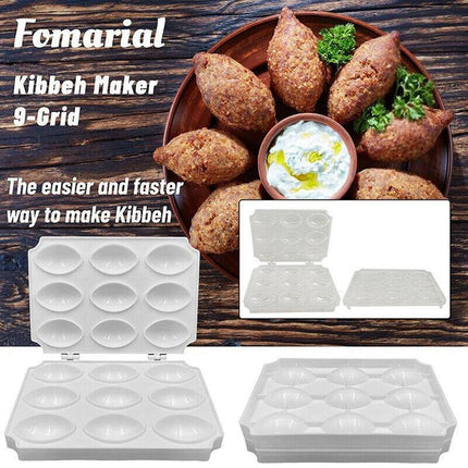 Meatball Maker Manual Meatloaf Mold Kibbeh Maker Press Minced Processor Tool Au - Aimall