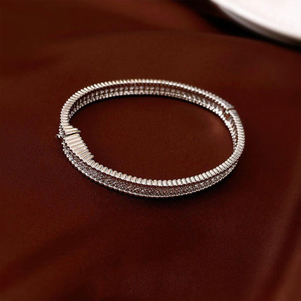 Elegant Oval Bracelet Minimalist Design Luxury Women Fashion Jewelry Gift