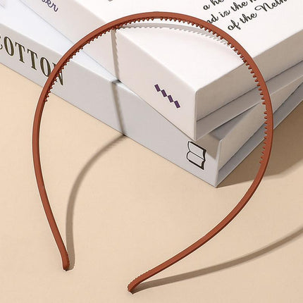 Women Frosted Headband Hairband Lady Hair Hoop Hair Accessories Headwear Decor - Aimall