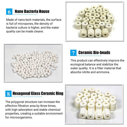 500g Fish Tank Water Filter Media Aquarium Filtration Material Sponge Pad
