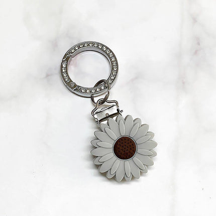 Silicone Daisy Flower Sunflower Brim Clip Anti-Slip Chrysanthemum Cap Holder