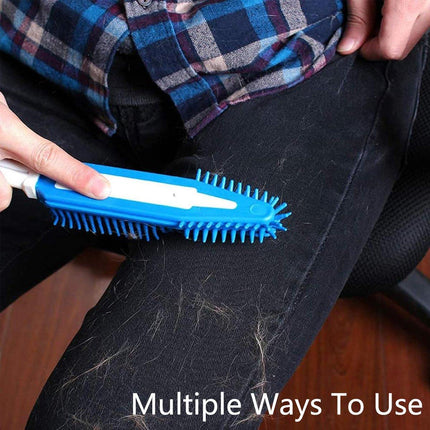 3PCS Pet Hair Remove Brush Car Detailing Brush Portable Dog Rubber Massage Brush