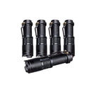 5/10x Mini Q5 LED Flashlight Torch Adjustable Focus Zoom Light Lamp 1200LM - Aimall