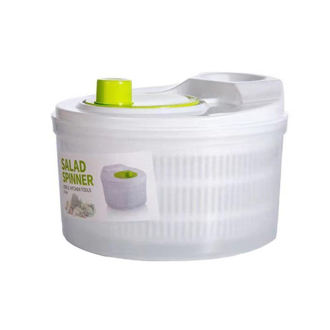 Salad Spinner Vegetable Lettuce Washer Dryer Serving Bowl Container Large - Aimall