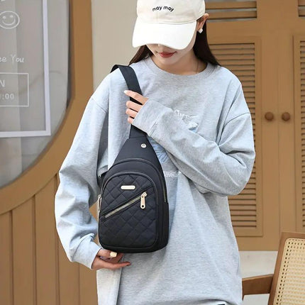 Chest Bag Crossbody Sports Bag Simple Casual Crossbody Bag for Travel Outdoor