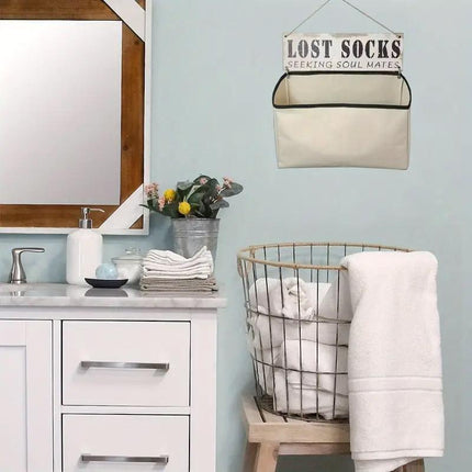 Laundry Room Socks Storage Bag Multifunctional Hanging Organizer for Clothes