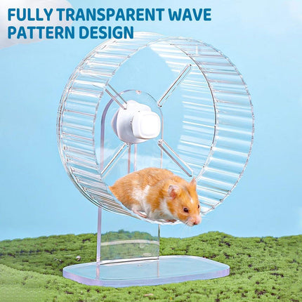 Quiet Hamster Running Wheel Small Pet Treadmill Exercise Ball Toy Supplies
