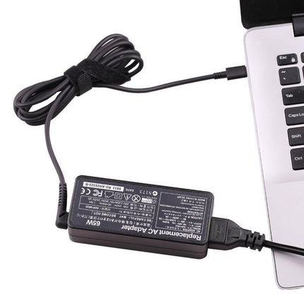 65W USB-C Type-C AC Adapter Laptop Charger For Lenovo ThinkPad Yoga Dell HP ASUS - Aimall