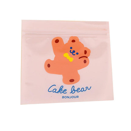 100pcs Cute Cartoon Ziplock Bags for Snacks Candy Cookies Plastic Storage Bags