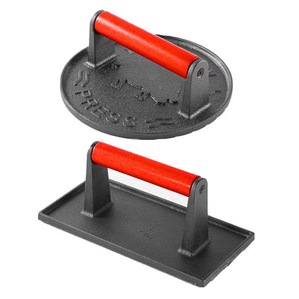 2pcs Manual Hamburger Meat Press Round Patty Maker Kitchen Burger Press Plate