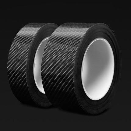 3PCS 3M Carbon Fiber Car Sticker Door Sill Anti-Scratch Tape DIY Protection Film - Aimall