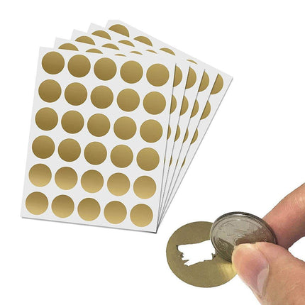 20 Sheets Round DIY Sticker Labels Adhesive Craft Labels for Organization Decor
