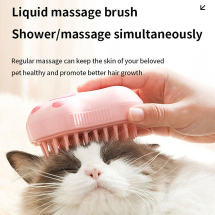 Pet Spray Massage Comb for Cats Dogs Cleaning Grooming Shedding Detangling Brush