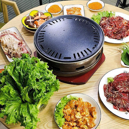 Multifunctional Charcoal Barbecue Grill Household Korean BBQ Grill Port - Aimall