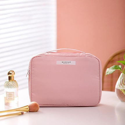 Travel Cosmetic Storage Makeup Bag Toiletry Wash Organizer Waterproof Portable L Size - Aimall