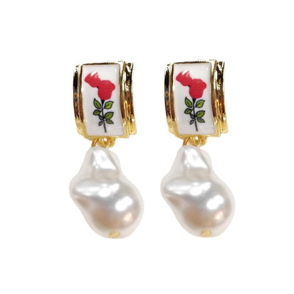 Elegant Simple Flower Earrings Various Styles Earrings Fresh For Women Lady - Aimall