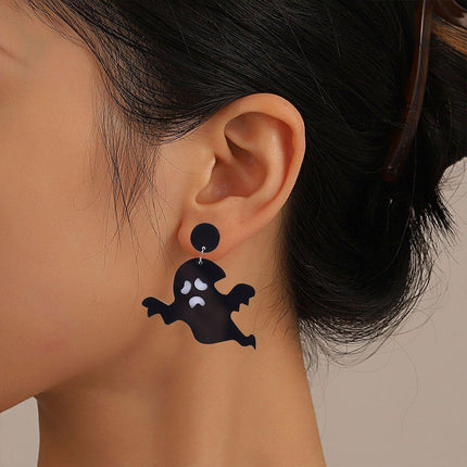 Halloween Ghost Earrings Punk Style Jewelry for Women Gothic Fashion Accessories
