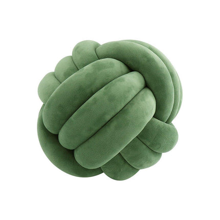 Three-Strand Braided Round Pillow Sofa Cushion Decorative Pillow for Living Room