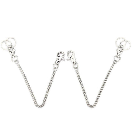 Silver Mental Key Chain Clip Pants Jeans Hip hop Biker Wallet Chain Belt Jewelry - Aimall