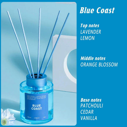 5X 120ml Fireless Rattan Aromatherapy Essential Oil Reed Diffuser Set