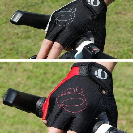 XL Size Cycling Bicycle Half Finger Bike Gloves Unisex Anti Slip Padded - Aimall