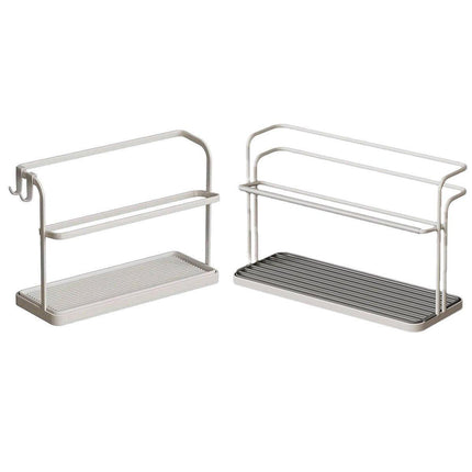 Double Cup Holder Home Desktop Upside Down Draining Rack Storage Shelf Organiser