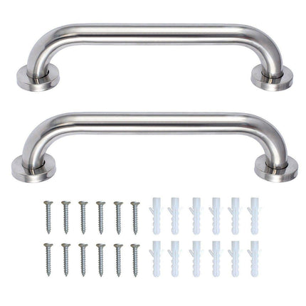 2X Stainless Steel Bathroom Shower Grab Bar Safety Handrail Wall Support Handle