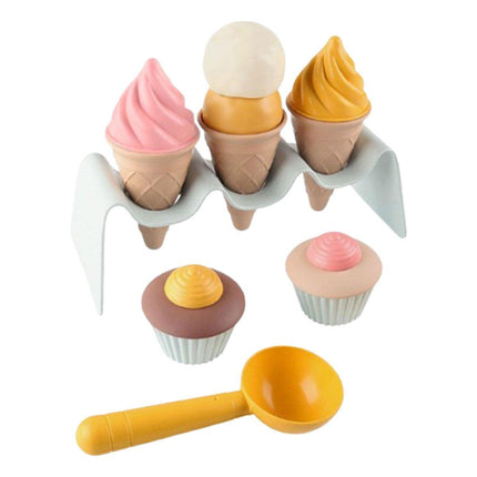 Kids DIY Ice Cream Model Toys Simulation Cake Food Play Set Educational Toy