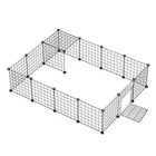 16pcs Large Cat Cage Indoor Cat Villa Double Layer Cat House Anti-jump Cat Fence