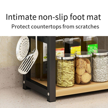 Kitchen Storage Rack Multi-Layer Household Seasoning Storage Metal