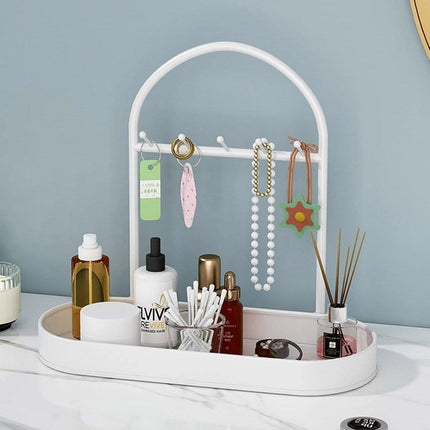 Versatile Entryway Storage Rack Waterproof Metal Key Holder Decorative Desktop