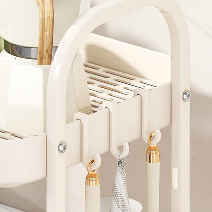 Double Layer Shelf Storage Rack for Water Cups Tea Cups Organizer Kitchen Rack