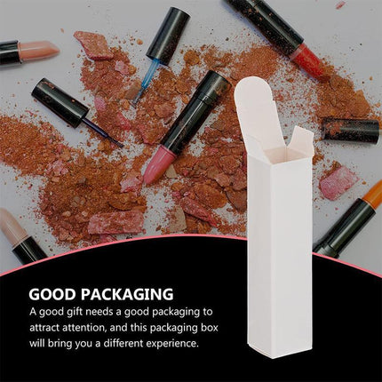 100PCS Empty Lip Balm Tube Packaging Carton Box Lipstick Tube DIY Paper Case Box 2.8 - Aimall